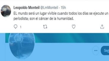 El Foro de Periodismo Argentino (Fopea) solicitó la sanción del abogado rosarino Leopoldo Monteil.