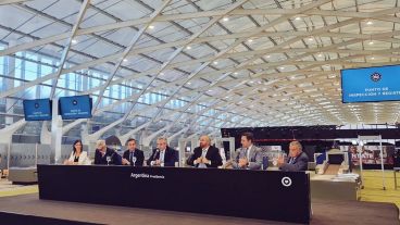 El presidente encabezó el acto de inauguración de la nueva terminal de Ezeiza.