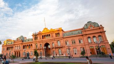 La Casa Rosada, sede del gobierno nacional.