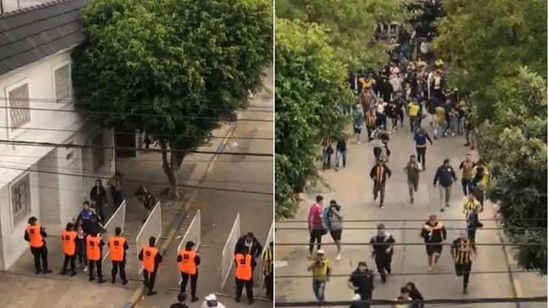 Los hechos ocurrieron el ingreso al estadio, cerca de las 14