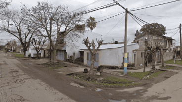 La zona donde se produjo la entradera.