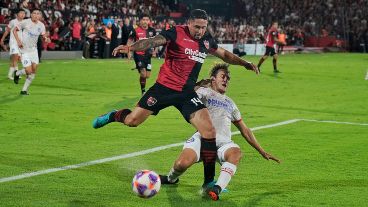 Armando Méndez fue de lo mejor de Newell's en ataque.