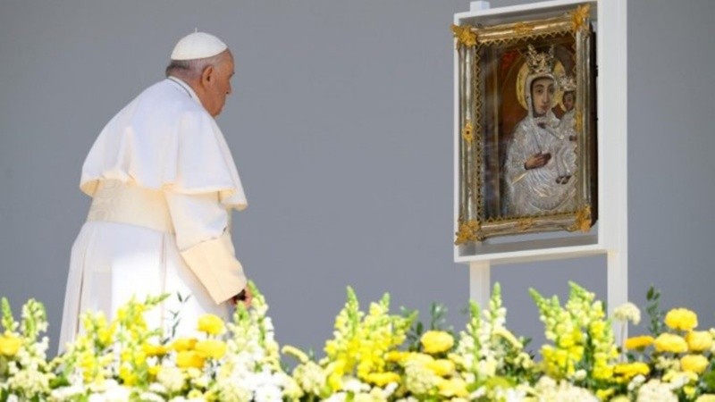 El Papa en Budapest.