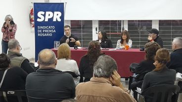 La presentación en la sede del SPR.