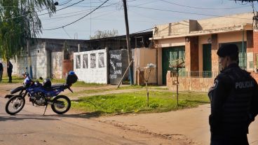 El ataque a tiros fuer a metros de una chatarrería.