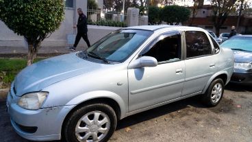 Así quedó el auto del remisero ejecutado en Tablada