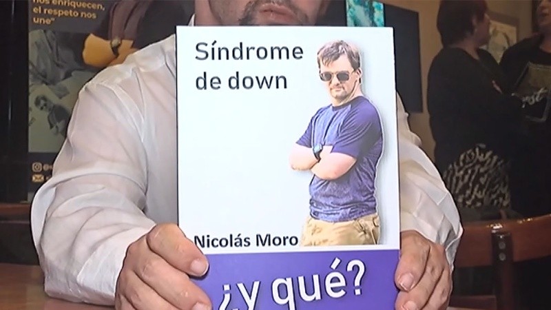 Nicolás Moro presenta su libro en Rosario. 