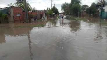 El fuerte temporal de los últimos días dejó graves consecuencias en Nuevo Alberdi.