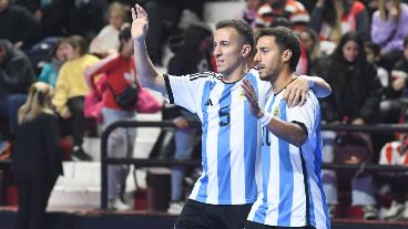 Los goles de Argentina fueron de Pablo Vidal, Ángel Claudino y Nicolás Rosa.