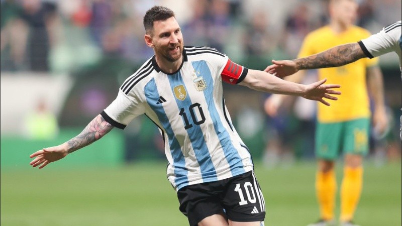 Messi anotó ante Australia el gol más rápido de su carrera