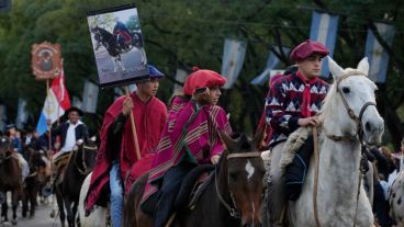 El desfile gaucho por el Día de la Independencia.