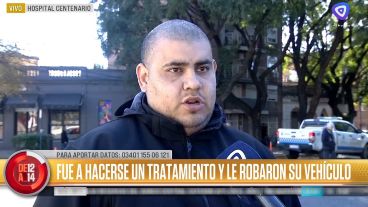 "Estacioné por Francia entre Tucumán y Urquiza y cuando salí ya no estaba", contó.