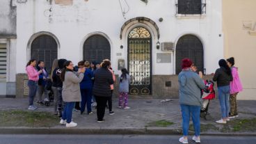 La protesta de este mediodía.