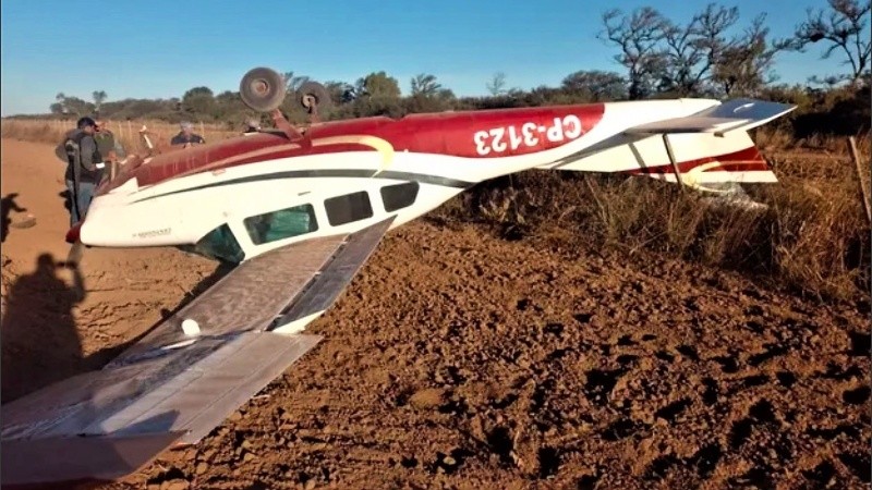 La avioneta cayó el último 18 de julio en la localidad chaqueña de Avia Terai.