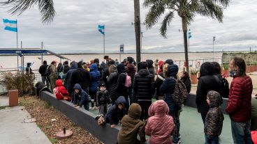 Muchas familias pasaron algunos días en Rosario durante este receso que terminó.