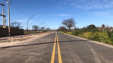 La nueva avenida Buenos Aires de Granadero Baigorria.