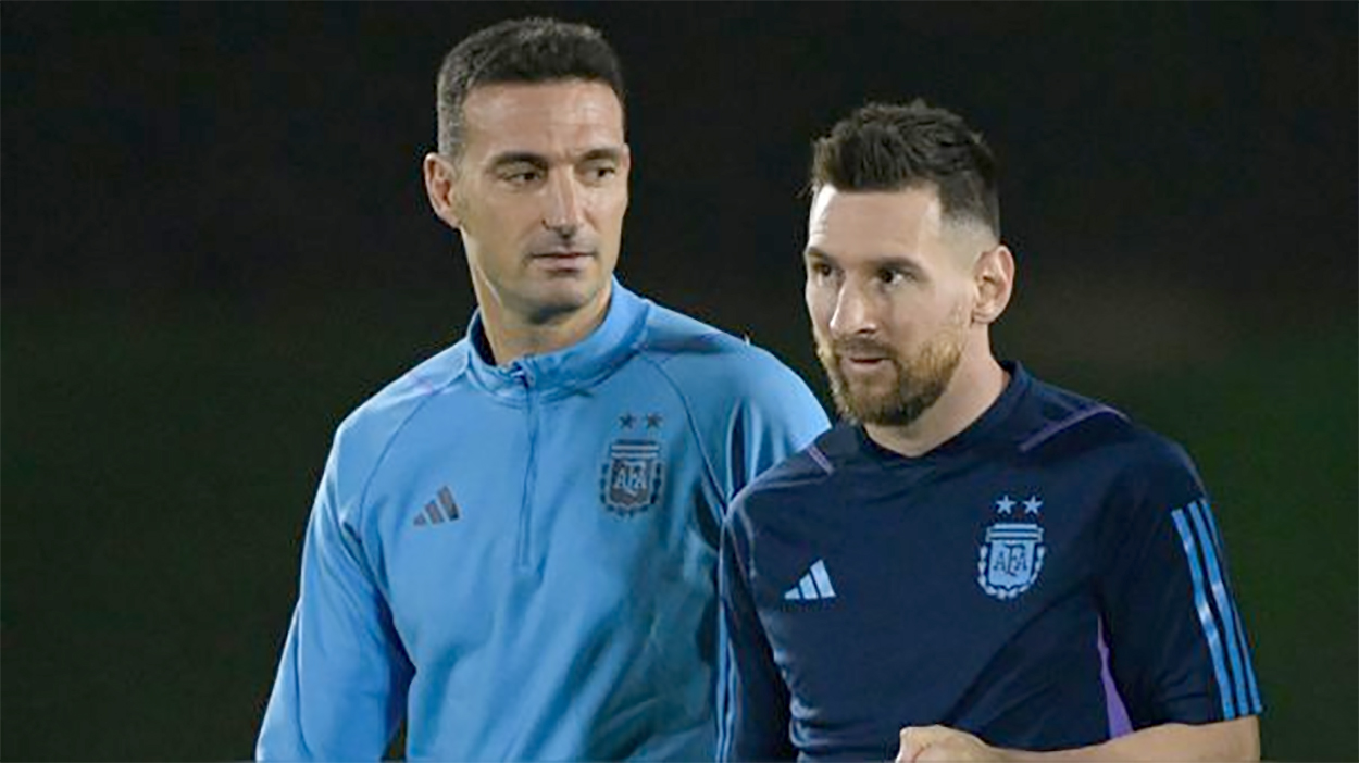 Scaloni fue a ver a Lionel Messi a Miami: "Vengo como técnico y como  admirador" | Rosario3