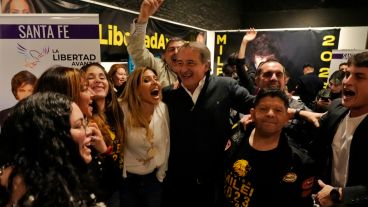 Romina Diez, la candidata de Milei en Santa Fe, celebró el resultado de las Paso.