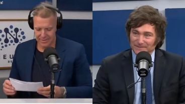 "Soy un agradecido. Si yo tenía que ir a un lugar después del resultado, iría a dos lugares. Uno con un amigo que está en el cielo y otro sería con vos", le dijo el economista liberal al conductor.