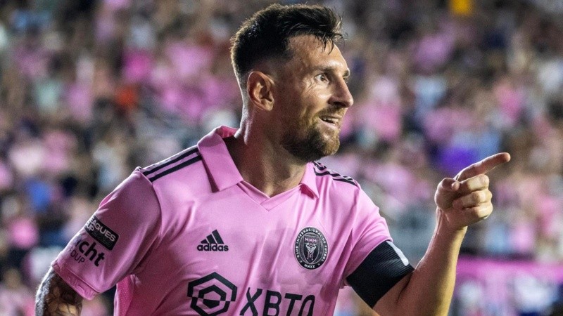 Messi suma nueve goles en seis partidos con los rosados de Miami.