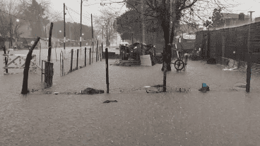 La Plata sufrió un fuerte temporal y mucha gente tuvo que autoevacuarse.