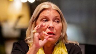 La líder de la Coalición Cívica, Elisa Carrió.