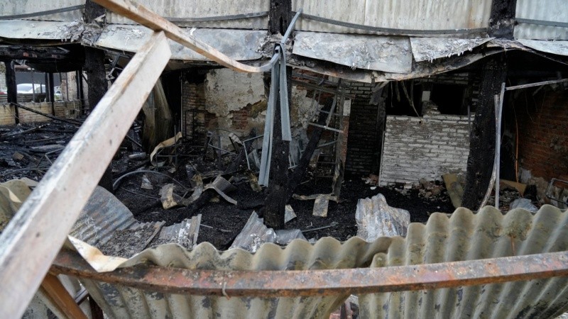 Así quedó Nenina después del fuego