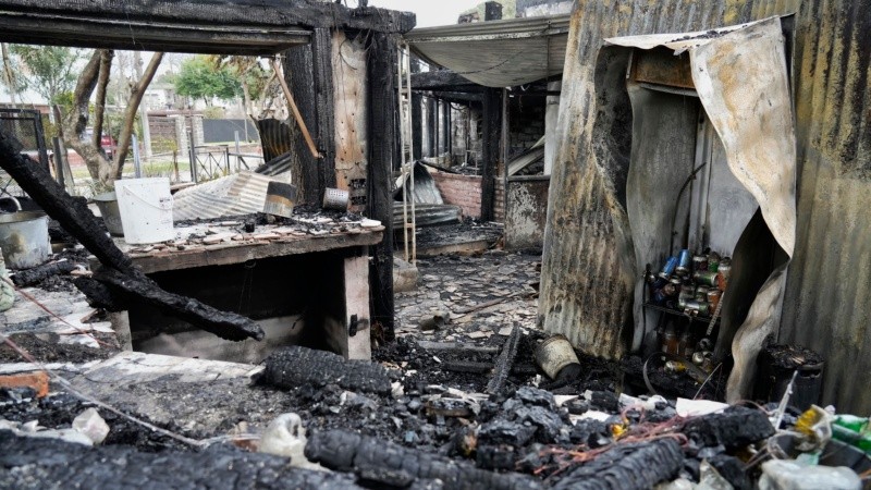 Así quedó Nenina después del fuego