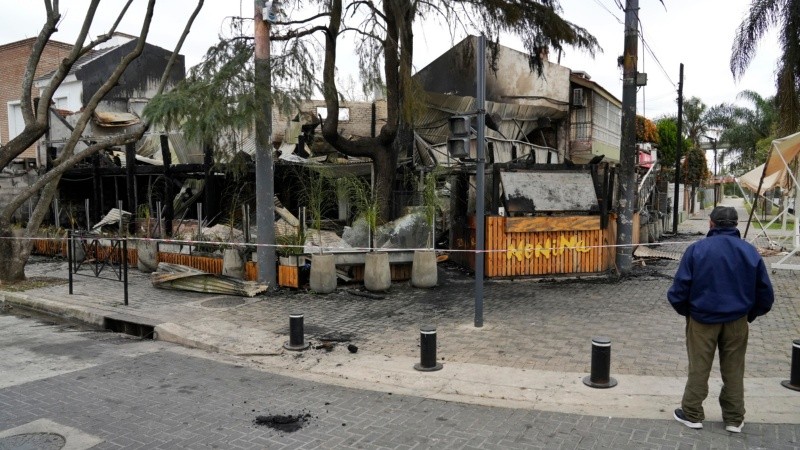 Así quedó Nenina después del fuego