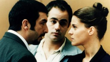 Ricardo Darín, Gastón y Leticia Brédice, en "Nueve reinas".