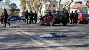 Así quedaron los vehículos tras el impresionante choque en 27 de Febrero