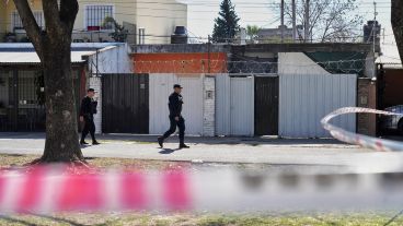 La canchita donde se produjo la balacera que hirió al niño de 8 años