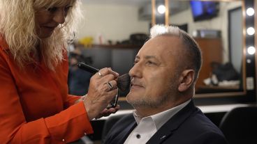 Los preparativos para el debate.