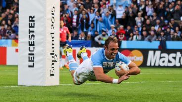 Leo Senatore en sus años de máxima entrega con la camiseta de Los Pumas