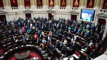 El debate por la modificación del impuesto a las ganancias se desarrollaba este martes en la Cámara de Diputados.