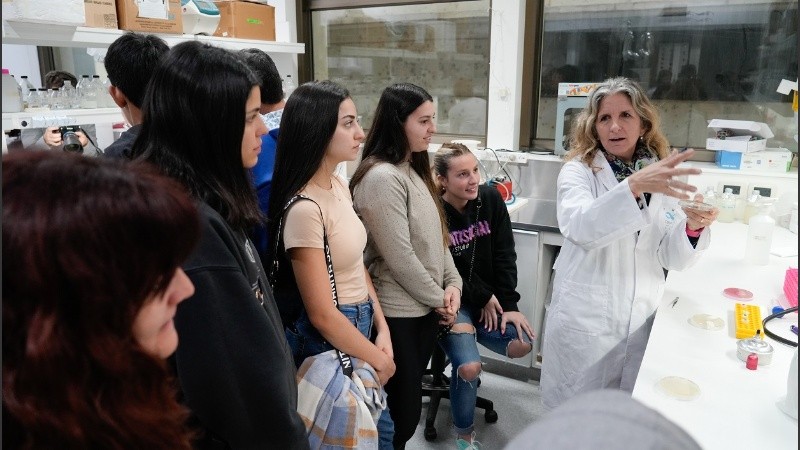 Un recorrido guiado por el Instituto de Biología Molecular y Celular del Conicet Rosario realizado meses atrás.