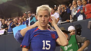 Rapinoe, anotó 63 goles en 203 partidos internacionales a lo largo de más de 17 años.