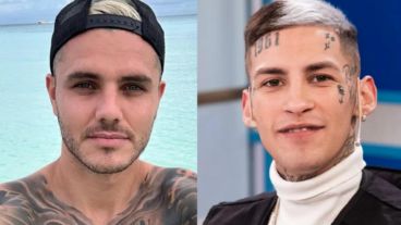 Mauro Icardi y L-Gante.