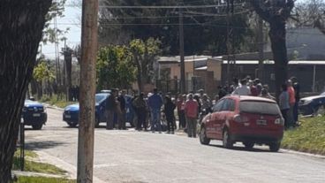 Bermejo y Abrate, el cruce donde fue atacada la pareja.