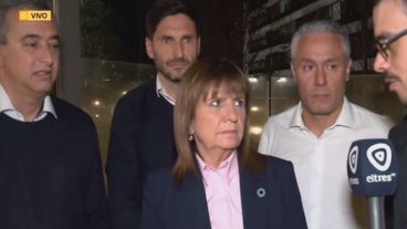 Bullrich en Rosario, dialogó con El Tres.