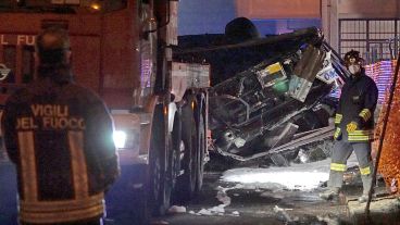 El accidente fue entre Mestre y Marghera, localidades que integran el municipio de Venecia.