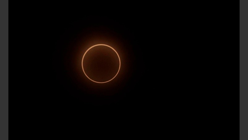 En Centroamérica y Norteamérica el eclipse de sol fue anular y se vio el famoso 