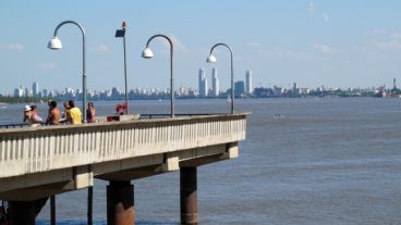 El río Paraná, clave en el movimiento turístico de Santa Fe.