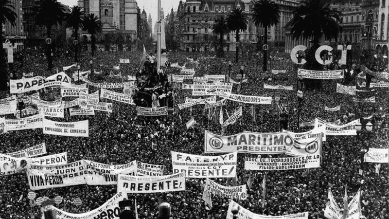 El movimiento sindical fue clave para pedir la liberación de Perón.