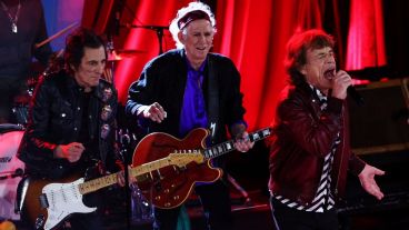 Mick Jagger, Keith Richards y Ronnie Wood se subieron al escenario para interpretar canciones del nuevo álbum y también algunos de sus éxitos.