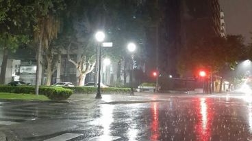 Las tormentas eléctricas se desataron a la madrugada.