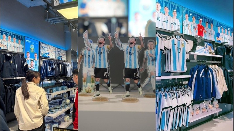 Además, entre los más de 200 productos que se comercializan se encuentran algunos pedazos del campo de juego del Estadio de los Trabajadores, donde la Selección jugó ante Australia hace unos meses.