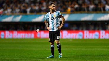 Lionel Messi en la Bombonera.