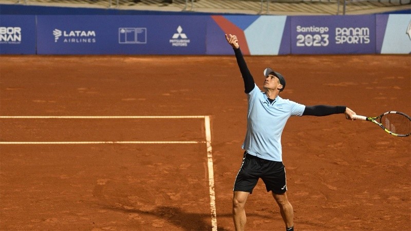 Facundo Bagnis no pudo meterse en la definición por la medalla.