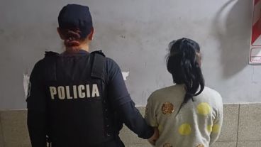 Gladis cayó detenido en un identificación de rutina en barrio Godoy.